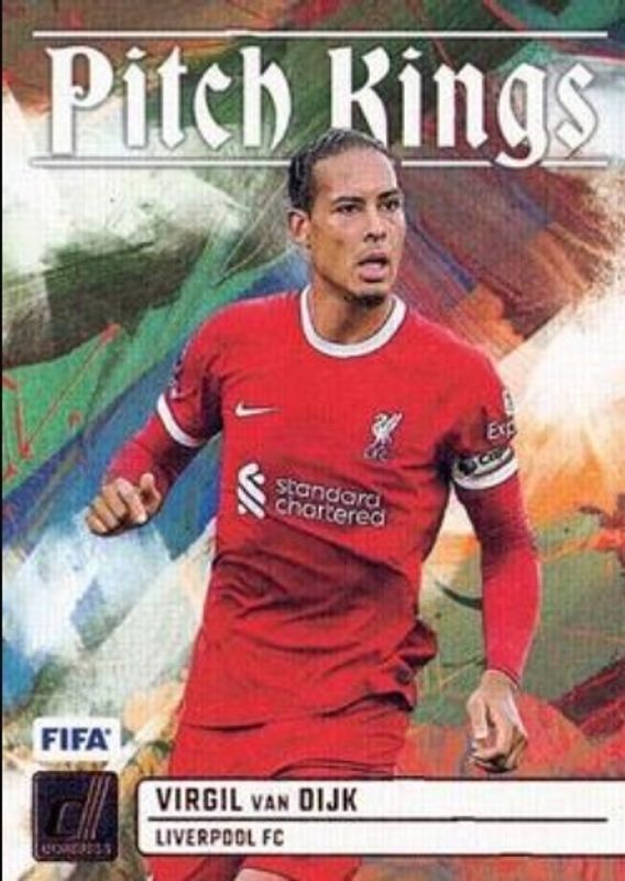 Virgil van Dijk 2023 Donruss #10 Pitch Kings RAW