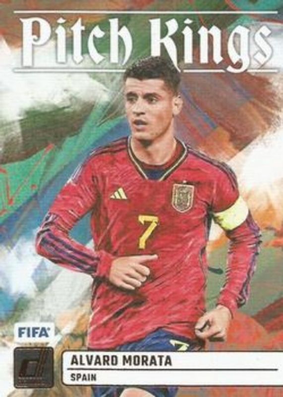 Alvaro Morata 2023 Donruss #13 Pitch Kings RAW