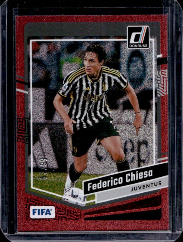 Federico Chiesa 2023 Donruss #142 Red /99 RAW