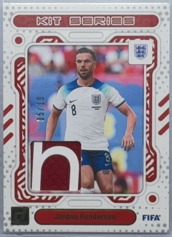 Jordan Henderson 2023 Donruss #KS-JHE Kit Series - Gold /10 RAW