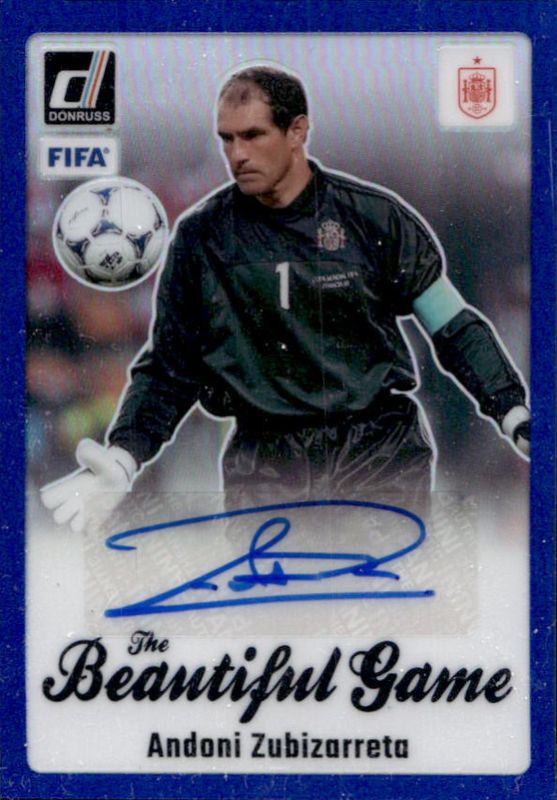2023 Donruss #BG-AZ The Beautiful Game Autographs - Blue