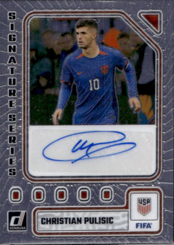 Christian Pulisic 2023 Donruss #SS-CP Signatures Series RAW