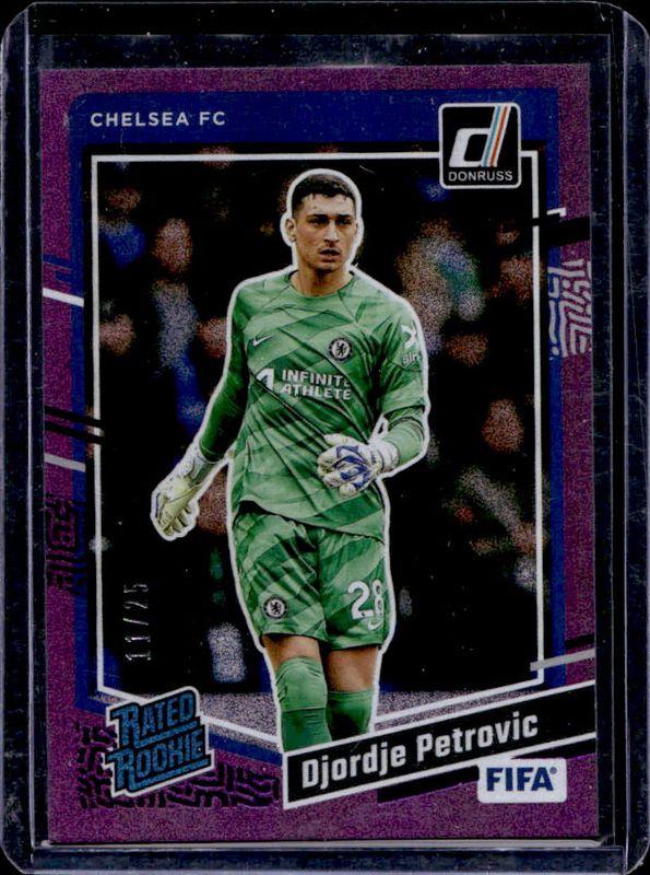 Djordje Petrovic 2023 Donruss #195 Purple /25 Rookie RAW