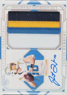 2020 National Treasures #RMS-JH Rookie Material Signatures - Holo Silver /25