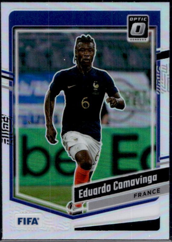 Eduardo Camavinga 2023 Donruss #21 Optic - Holo RAW