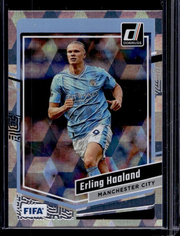 Erling Haaland 2023 Donruss #89 Cubic RAW