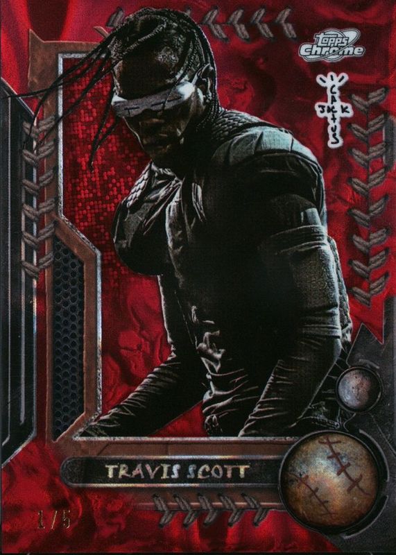 2024 Topps Chrome Cosmic x Cactus Jack #50 Red Refractor /5