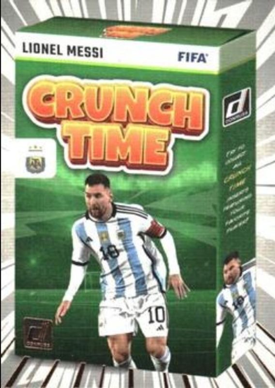 Lionel Messi 2023 Donruss #1 Crunch Time RAW
