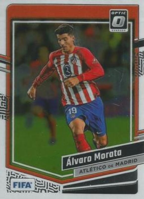 Alvaro Morata 2023 Donruss #111 Optic RAW
