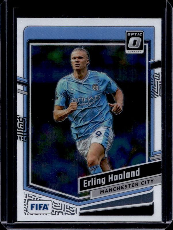 Erling Haaland 2023 Donruss #89 Optic RAW