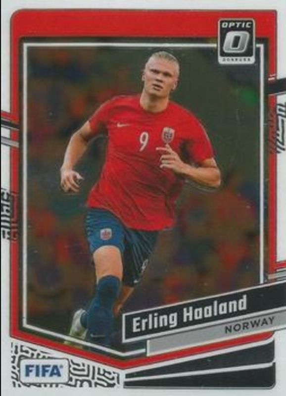 Erling Haaland 2023 Donruss #41 Optic RAW