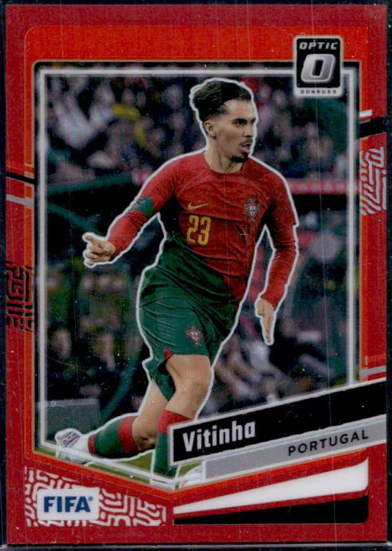 Vitinha 2023 Donruss #45 Optic - Red /299 RAW