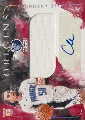 2020 Origins #RJA-ANT Rookie Jersey Autographs - Red /75