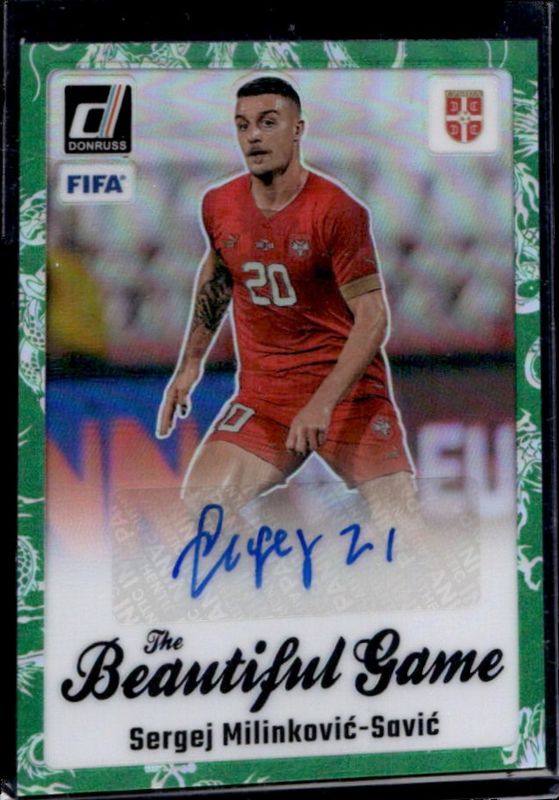 2023 Donruss #BG-SMS The Beautiful Game Autographs - Dragon Scale