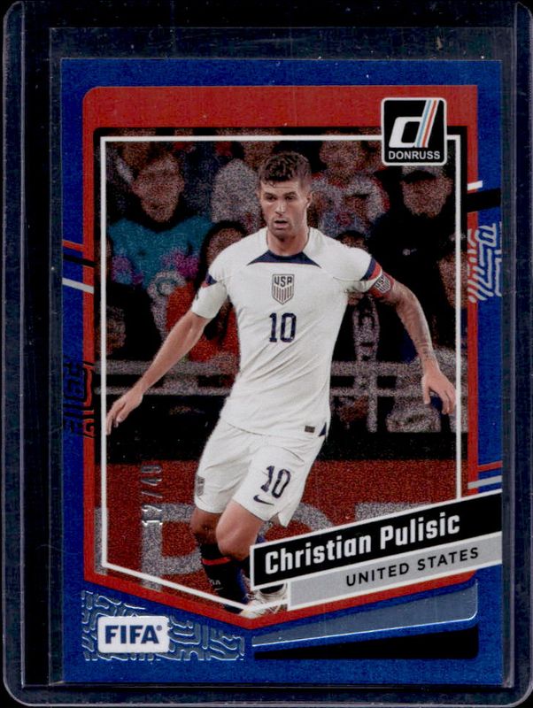 Christian Pulisic 2023 Donruss #59 Blue /49 RAW