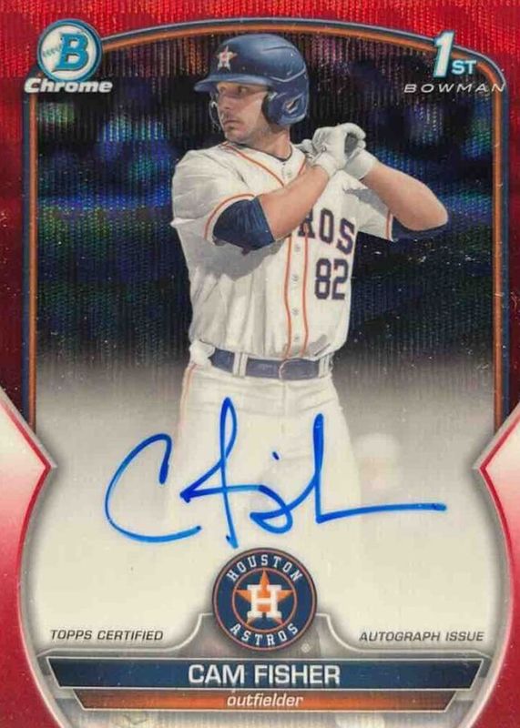 2023 Bowman Draft #CDA-CFI Chrome DP Auto - Red Wave Refractor /5 (1st)