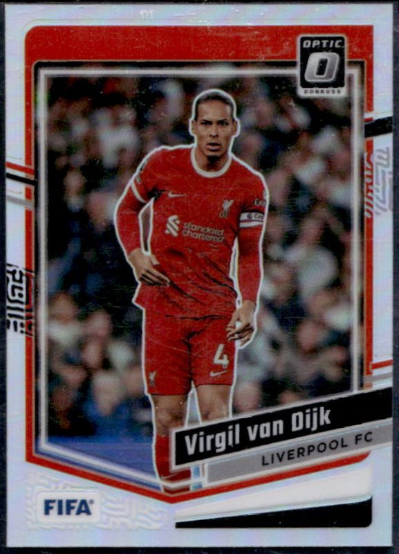 Virgil van Dijk 2023 Donruss #100 Optic - Holo RAW