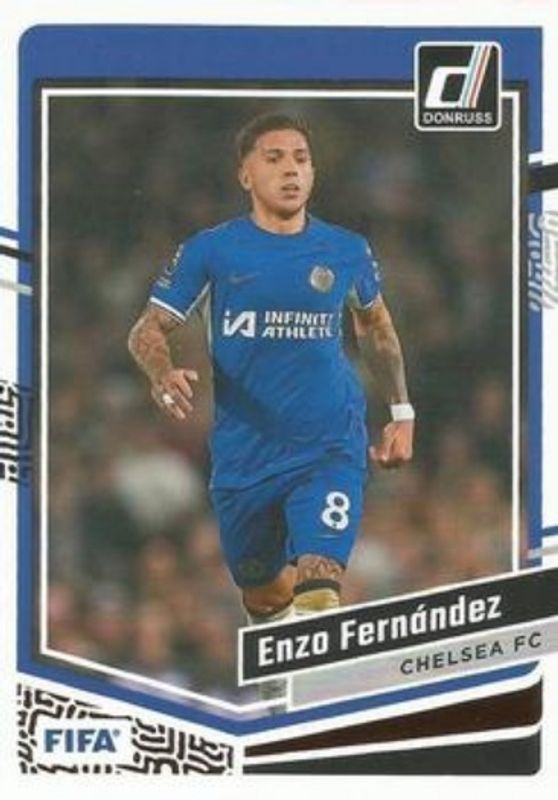 Enzo Fernandez 2023 Donruss #80 Base RAW
