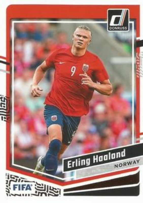 Erling Haaland 2023 Donruss #41 Base RAW