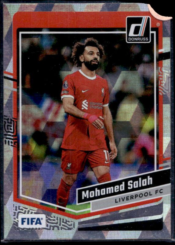 Mohamed Salah 2023 Donruss #81 Cubic RAW