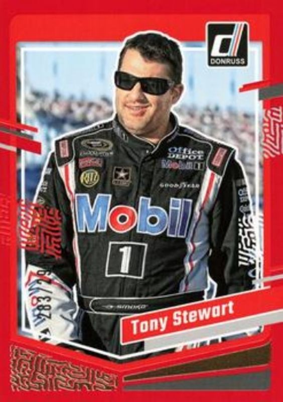 Tony Stewart 2024 Donruss NASCAR #14 Red /299 RAW
