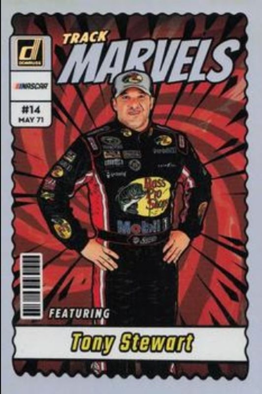 Tony Stewart 2024 Donruss NASCAR #6 Track Marvels RAW