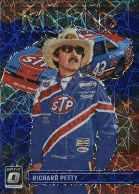 2024 Donruss NASCAR #191 Optic Blue Velocity