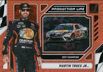 Martin Truex Jr. 2024 Donruss NASCAR #5 Production Line Orange Ice /75 ...