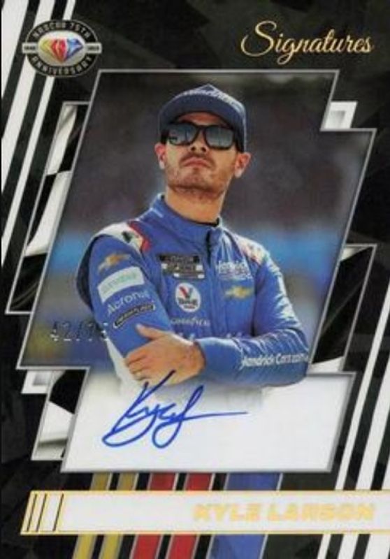 2024 Donruss NASCAR #75-KL NASCAR 75th Anniversary Signatures Holo /75