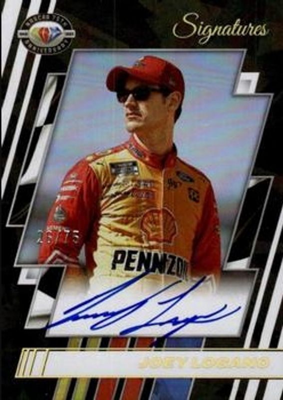 2024 Donruss NASCAR #75-JL NASCAR 75th Anniversary Signatures Holo /75