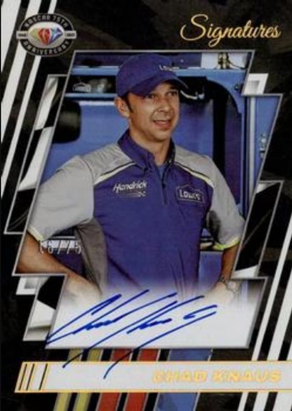 2024 Donruss NASCAR #75-CK NASCAR 75th Anniversary Signatures Holo /75