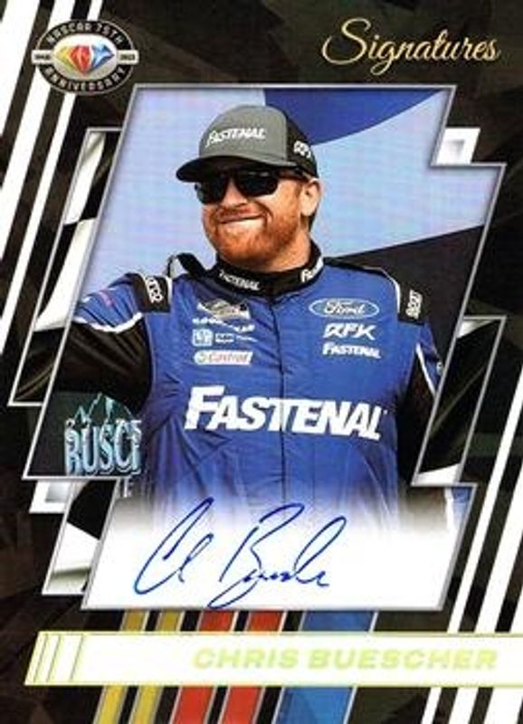 2024 Donruss NASCAR #75-BU NASCAR 75th Anniversary Signatures Holo /75