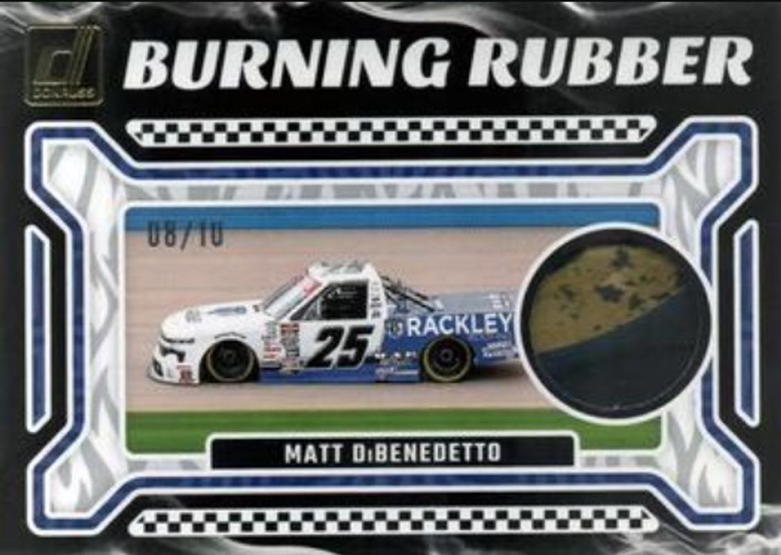 2024 Donruss NASCAR #BRM-MD Burning Rubber Materials - Gold /10