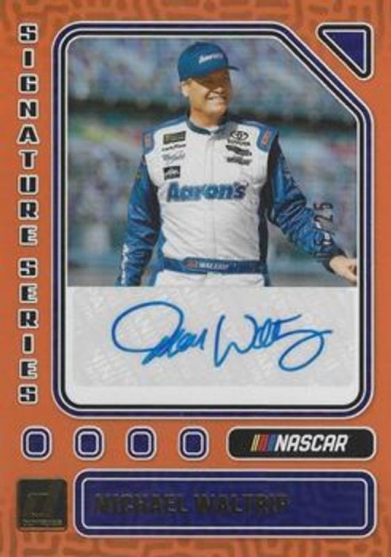 2024 Donruss NASCAR #SS-MW Signatures Series Orange /25