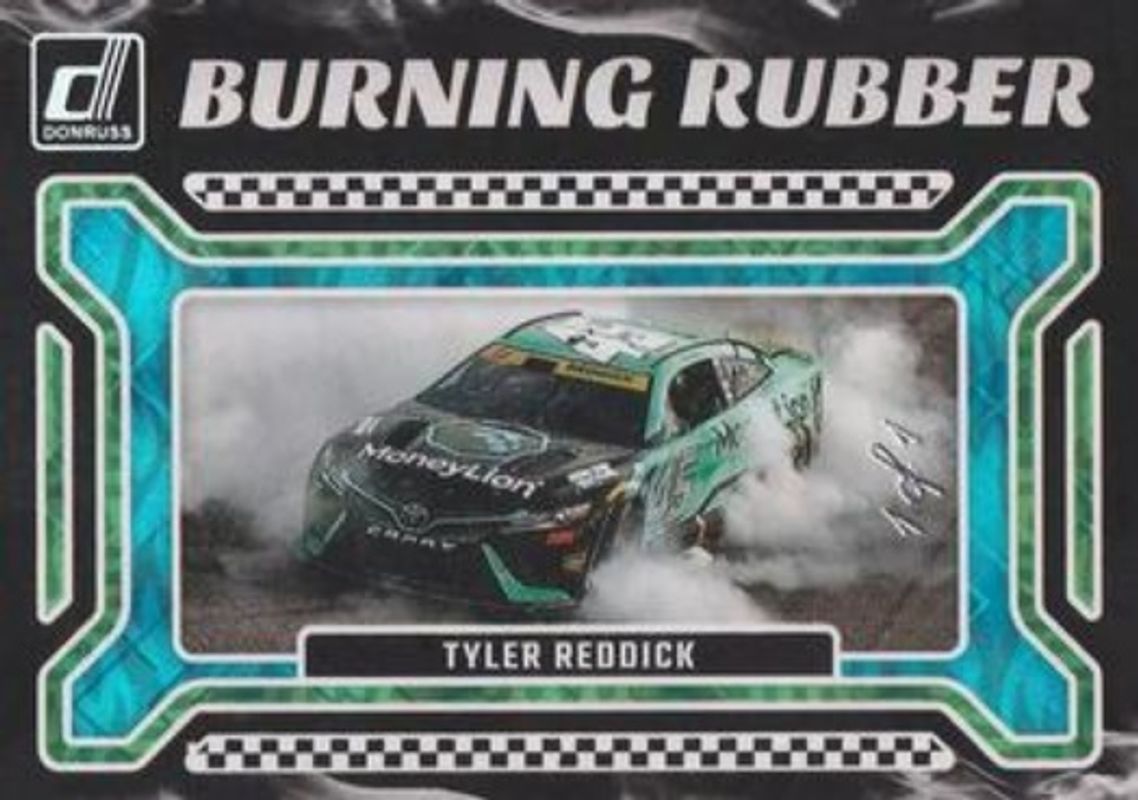 2024 Donruss NASCAR #15 Burning Rubber Platinum Diamond /1
