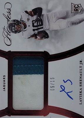 2020 Flawless #RPA-LSH Rookie Patch Auto - Ruby /15