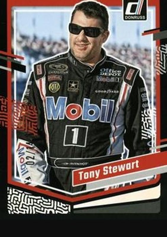 Tony Stewart 2024 Donruss NASCAR #14 Numbers /17 RAW
