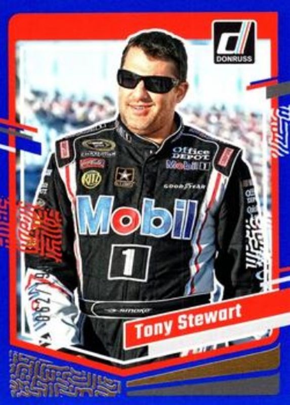 Tony Stewart 2024 Donruss NASCAR #14 Blue /199 RAW