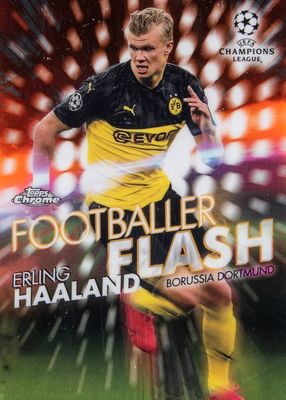 2019 Topps Chrome UEFA Champions League #FF-EH Footballer Flash - Orange Refractor /25