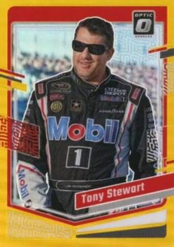 Tony Stewart 2024 Donruss NASCAR #14 Optic Gold /10 RAW