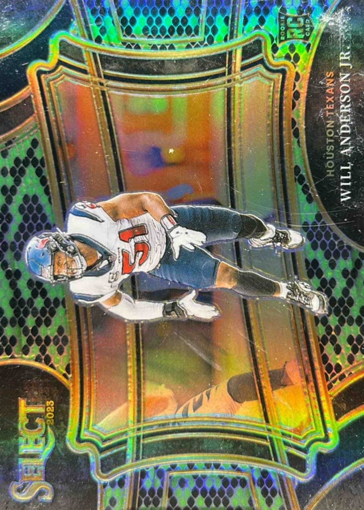 Will Anderson Jr. 2023 Select #337 Field Level Green & Black