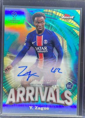 2024 Topps Finest UEFA Club Competitions #AA-YZ Arrivals Autographs
