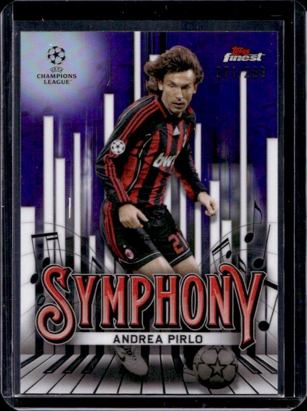 2024 Topps Finest UEFA Club Competitions #SY-4 Finest Symphony - Purple Refractor /299