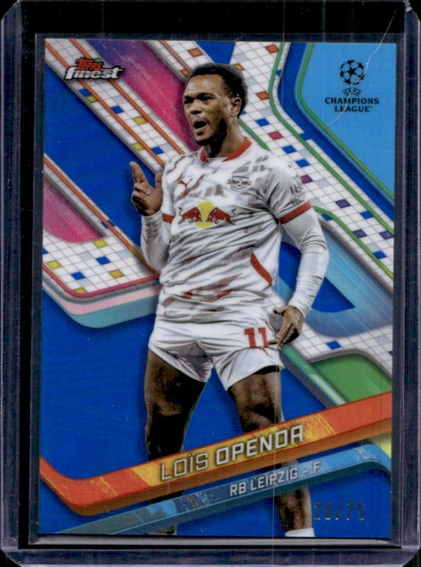 2024 Topps Finest UEFA Club Competitions #25 Blue Refractor /75