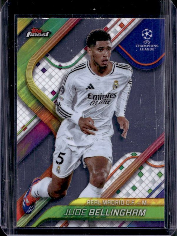 Jude Bellingham 2024 Topps Finest UEFA Club Competitions #5 Base RAW