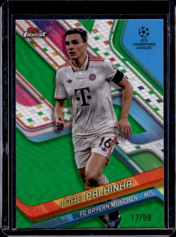 2024 Topps Finest UEFA Club Competitions #104 Green Refractor /99