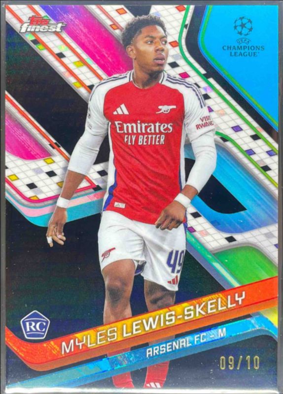 2024 Topps Finest UEFA Club Competitions #125 Black Refractor /10