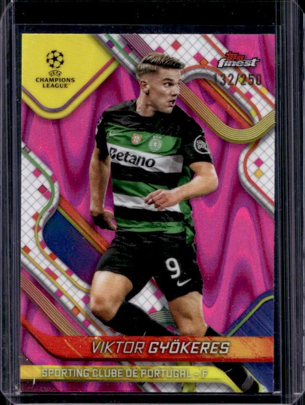 2024 Topps Finest UEFA Club Competitions #3 Pink RayWave Refractor /250