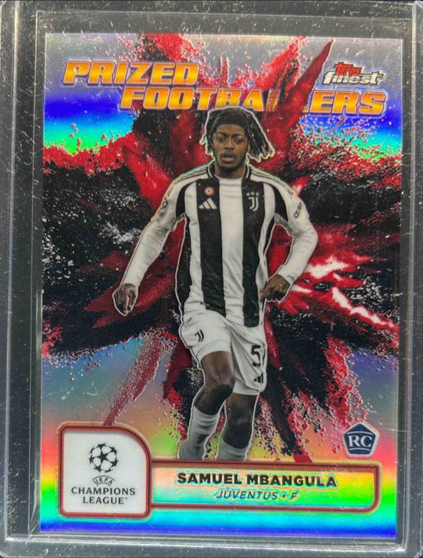 2024 Topps Finest UEFA Club Competitions #PFF-14 Prized Footballers Fusion - Black Red Refractor