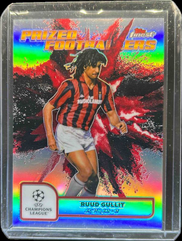 2024 Topps Finest UEFA Club Competitions #PFF-8 Prized Footballers Fusion - Black Red Refractor
